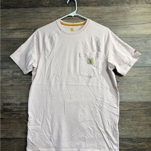 Carhartt Men's Light Pink Short Sleeve Tee